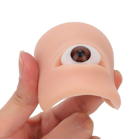 Eye Practice Skin, 3D Silicone Fake Eye Practice Skin Makeup Face Board - Picture 3 of 3